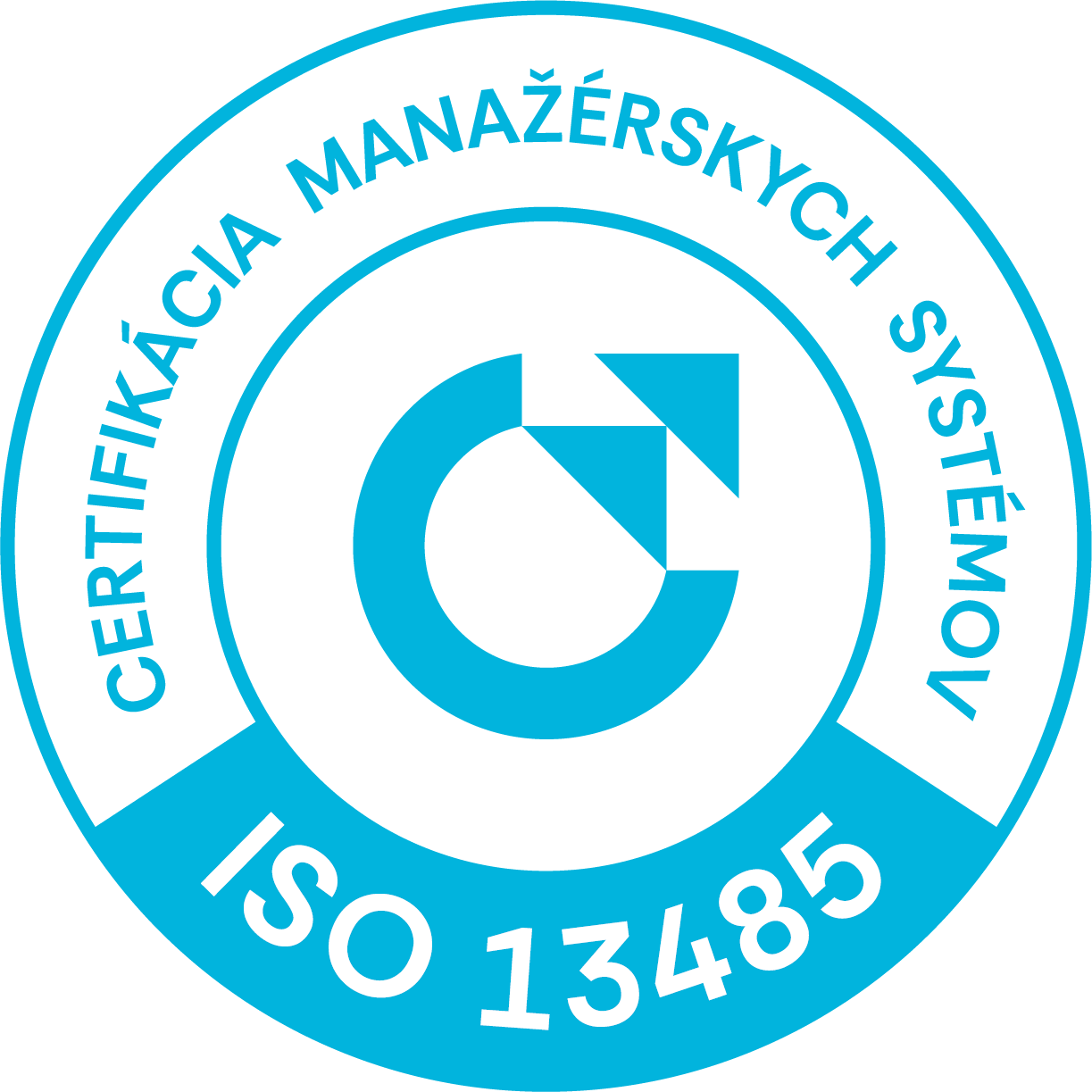 vzor certifikačnej známky ISO 13485 od CeMS